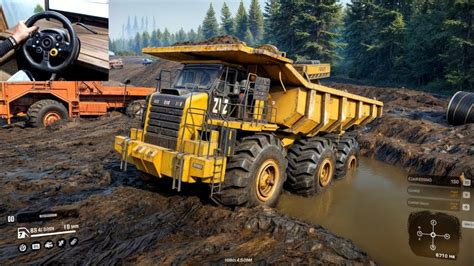 Snowrunner Bast Powerfull Monster Dump Truck Driving Challange In Deep