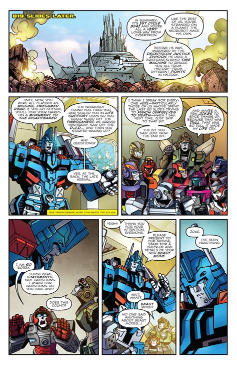 Read Online The Transformers Lost Light Comic Issue 1