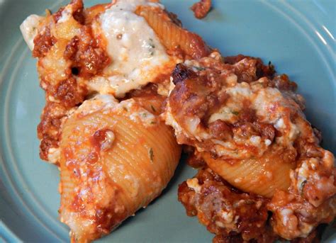 Sausage Stuffed Jumbo Shells Recipe Meaty Cheesy Goodness Chic N Savvy