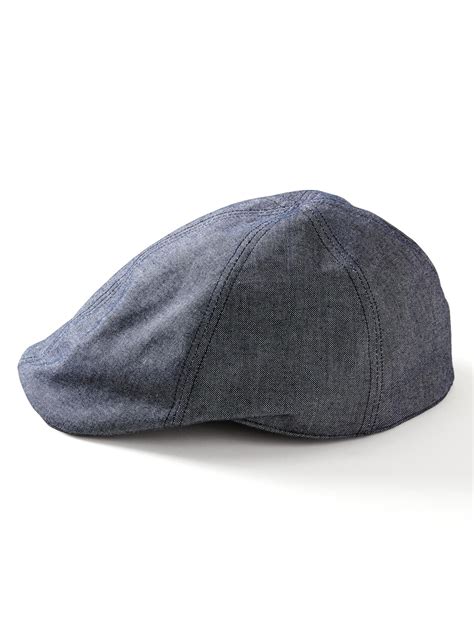 Banana Republic Dot Chambray Driving Cap In Blue For Men Midnight Indigo Lyst