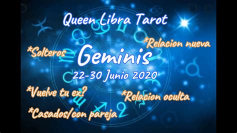 ♊ Geminis HorÓscopo Amor 🔮 Fin De Junio 22 30 Tarotamor Tarothoróscopo Tarotfindemes Youtube