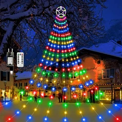 Guirlande Lumineuse Sapin De Noel Avec Etoile Trahoo Led