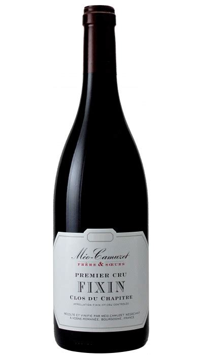 Fixin 1er Cru Clos du Chapitre 2018 domaine Méo Camuzet