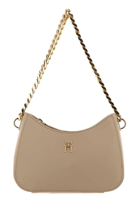 Tommy Hilfiger Th Refined Chain Shoulder Bag White Clay Modeherz