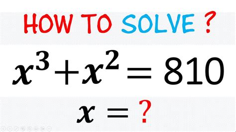 Unbelievable Algebra Trick Solve Cubic Equations Fast Math Olympiad