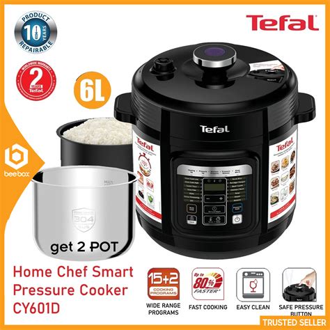 Tefal CY601D65 Pressure Cooker Home Chef Smart Multicooker 6 0L Fast