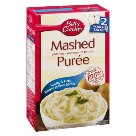 Betty Crocker Butter And Herb Mashed Potato