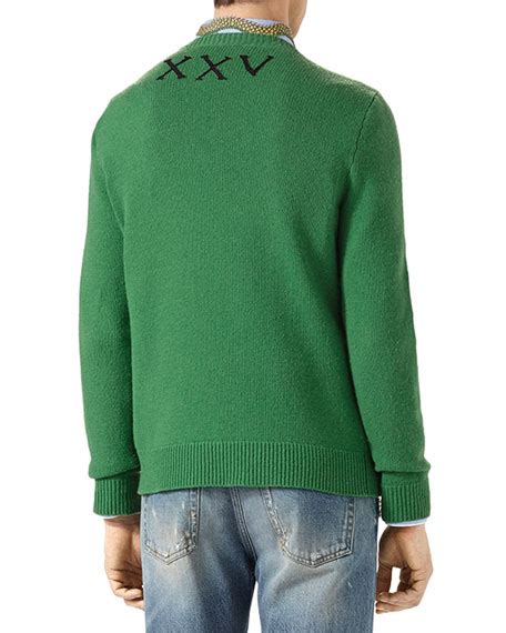 Gucci Future Ufo Wool Crewneck Sweater Green