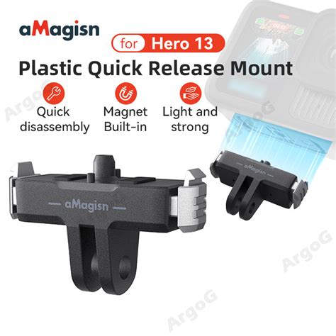 AMagisn Plastic Magnetic Quick Release Mount For GoPro 13 Magnetic