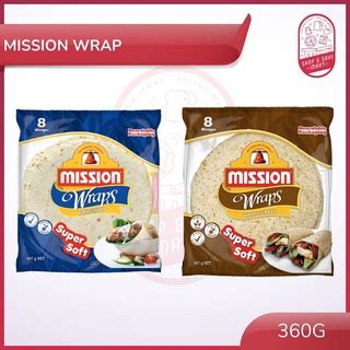 Mission Wrap Wraps G Flavor Original Wholegrain Shopee