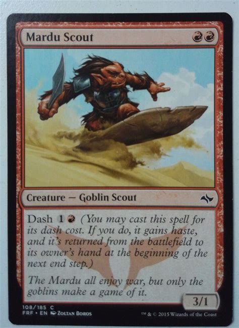 Mardu Scout Common Magic Mtg X1 Fate Reforged Mp Ebay