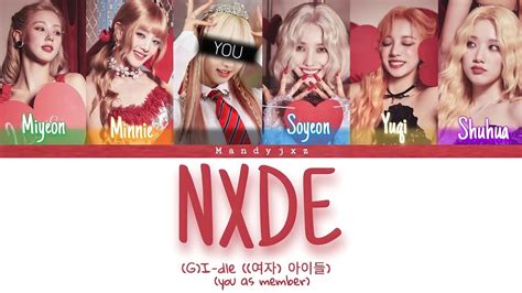 Nxde G Idle Member Version You As Member Karaok Vers