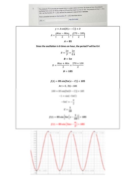 Solution Sinusoidal Equation Studypool