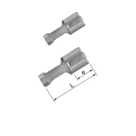 Elpress Un Insulated Receptacles With Locking Lip Rolled Type 05 6mm²