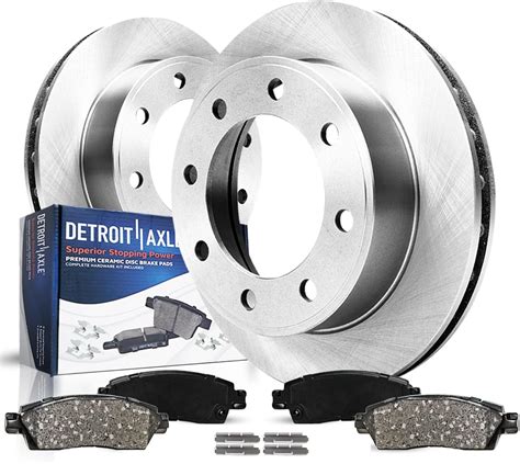 Autoshack Rear Brake Kit Rotors And Ceramic Pads Pair Of 2