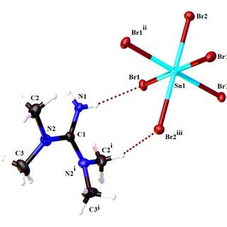 Ortep View Of 1 Showing 50 Probability Ellipsoids For Atoms And The