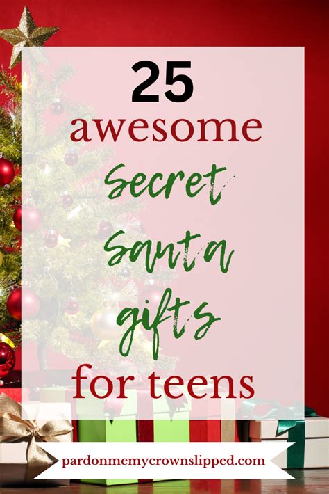 25 Best Secret Santa Gift Ideas For Teen Girls