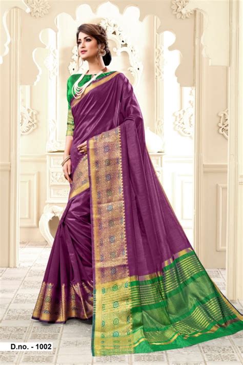 Sobhagya Festive Wear Weaving Silk Wholesale Saree Manufacturer