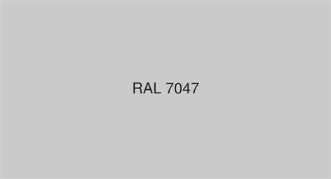 RAL Telegrey 4 [RAL 7047] Color in RAL Classic chart