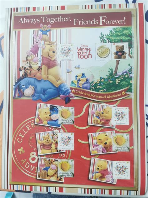 Winnie The Pooh Stamp Collectible Set Hobbies And Toys Memorabilia