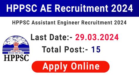 HPPSC AE Recruitment 2024 Apply Online Notification