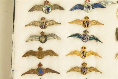 78 Superb Raf Sweetheart Wing Badges And Brooches Many Enameled