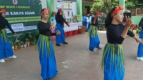 Pentas Seni Tari Topeng Ireng Siswa Cantik Gelar Karya Siswa Smpn