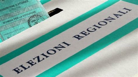 Presentazione Delle Liste Dei Candidati Alle Elezioni Regionali Le