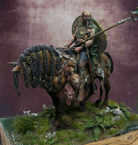 Celtic Warrior On Horse By Markus Shejtan W · Puttyandpaint Warrior