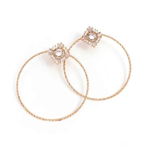 Boucles D Oreilles Gaby Maxi Blanc Gwapita