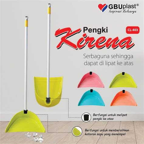 Jual Pengki Lipat Gbu Plast Kirena Cl Gagang Besi Kuat Kokoh