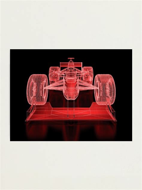 "F1 Formula One Racing Car Blueprint" Photographic Print for Sale by ...