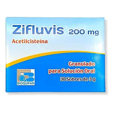 Zifluvis N Acetilcisteina 200 Mg Sobres Para Disolver