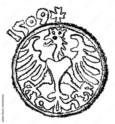 Coat of arms of the king of the Grand Duchy of Lithuania Stock ...