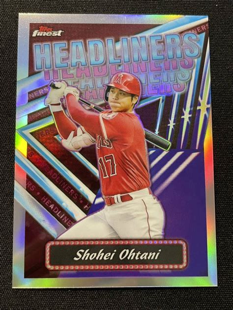 Yahoo オークション 大谷翔平 2023 Topps Finest Headliners Refract