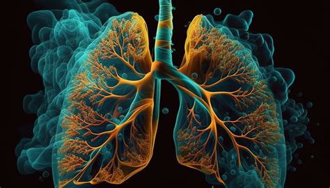 Human Lungs The Are In Blue And Orange Backgrounds | PSD Free Download ...