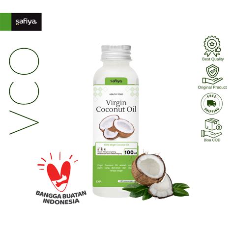 Jual Safiya Virgin Coconut Oil 100 ML VCO Minyak Kelapa Murni Shopee