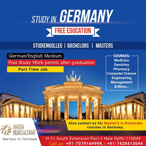 Free Study In Germany Education In Germany Study Abroad Germany