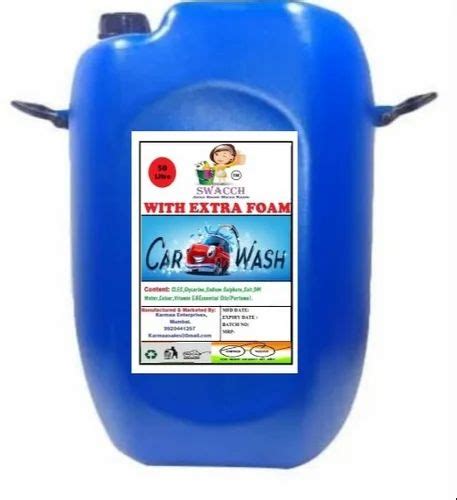 Swacch Car Wash Liquid 50 Litre At Rs 50litre Car Wash Powder In