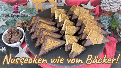 Leckere Nussecken Wie Vom Bäcker 😍 Lange Haltbarkeit Und Einfach