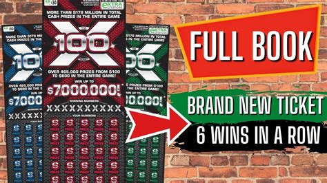 6 Wins In A Row 🎁 Full Book Of New 30 Ticket 100x The Money