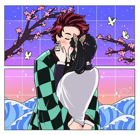 L O V E T H E B U T T E R F L Y Tanjiro X Kanao By Nube0 On Deviantart