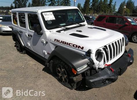 Jeep Wrangler Unlimited Rubicon C Hjxfnxlw Bid History