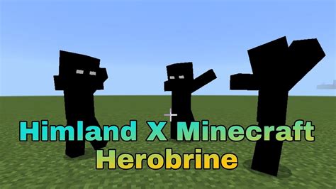 Himland Herobrine X Minecraft Real Herobrine Powerful Sword Showcase