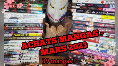 PETIT ACHATS MANGAS MARS 2023 YouTube