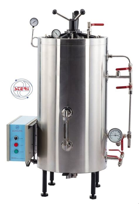 Stainless Steel Steri Vertical Triple Wall Autoclave High Pressure