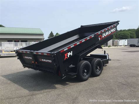 2022 7x14 14K Durapro Dump Trailer - Tarp Kit Included 7ft X 14ft #083 | Pfeiffer Trailer Sales