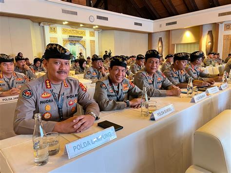 Ikut Hadiri Rakernis Humas Di Bali Polda Sumatera Selatan Siap Amankan