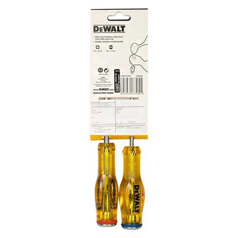 Dewalt 2 Piece Demolition Screw Driver Set Steel Core High Impact Dw