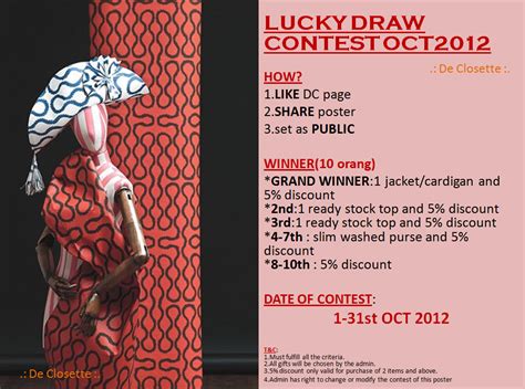 .: OCT2012:LUCKY DRAW CONTEST